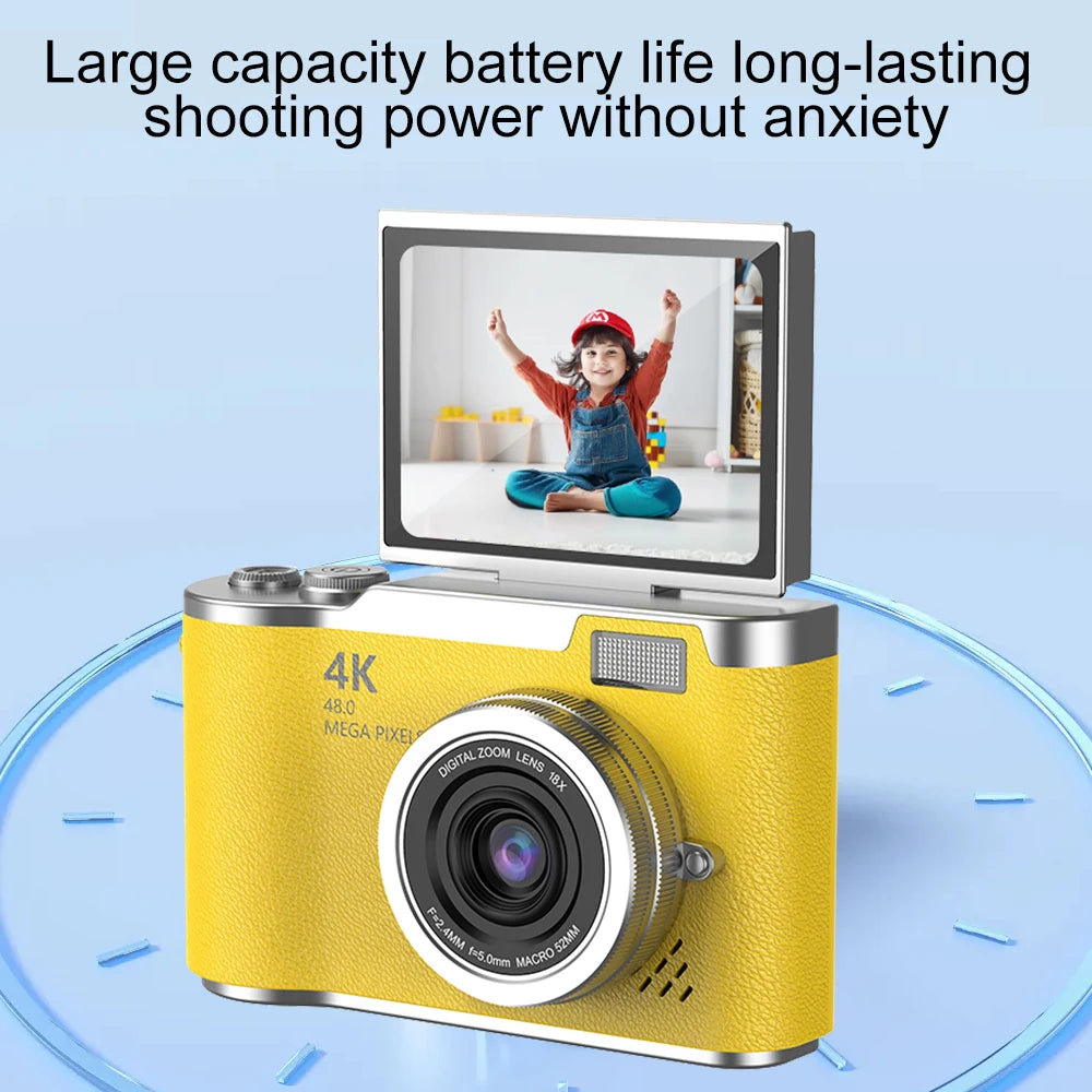 Compact Digital Camera — 1080p, 8× Zoom, 180° Flip Screen — product image 3