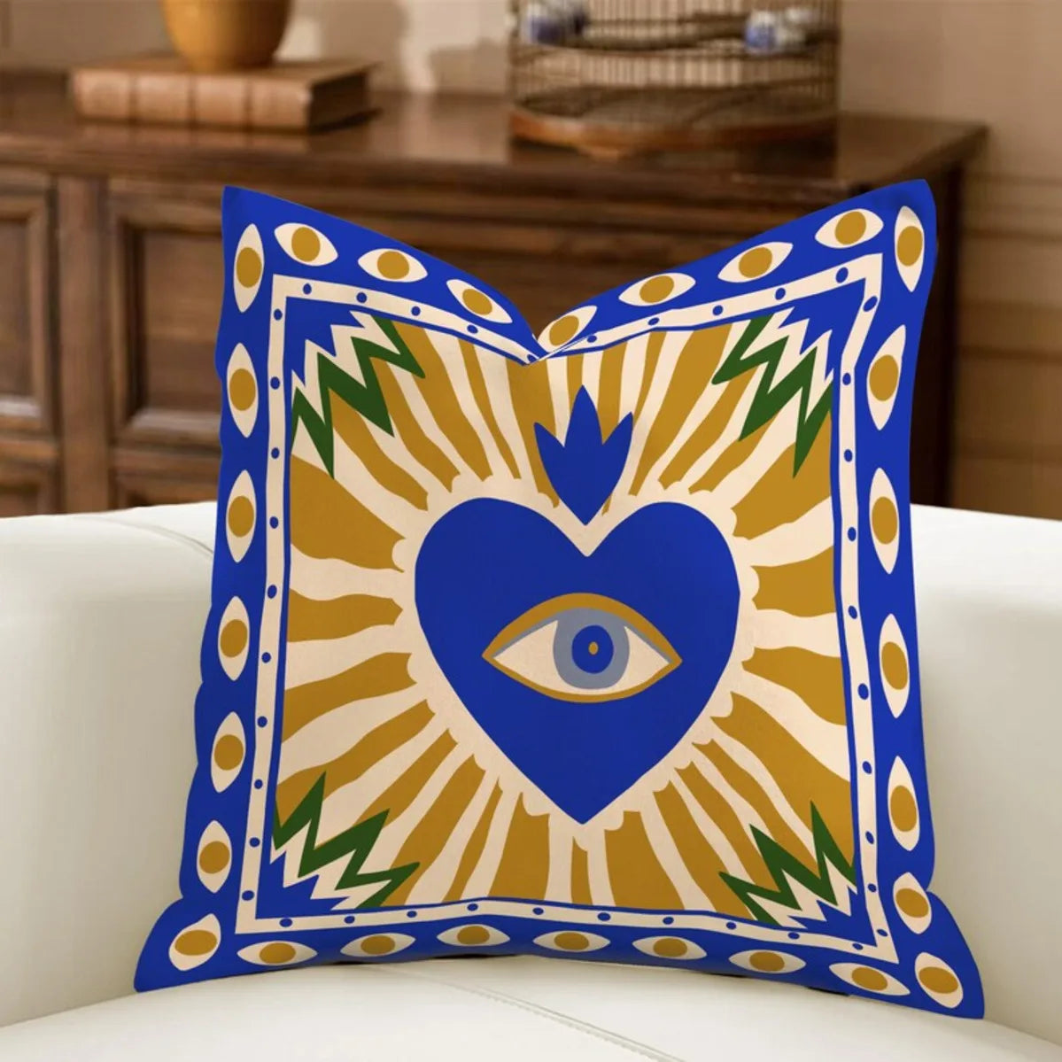 Boho Print Cushion Covers — Sun, Leopard & Palm Designs — product image 5