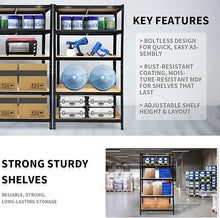5-Tier Galvanised Steel Shelving — 875 kg Boltless Rack — product image 3