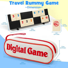 Rummy Tile Game — 106 Tiles, 4 Racks & Travel Case — product image 2