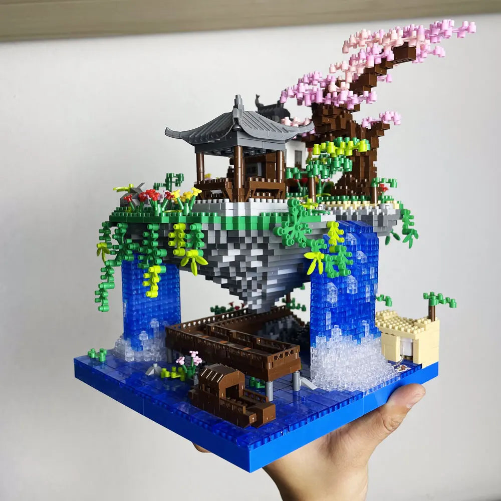 Peach Blossom Pond Micro Brick Set — LED Display Model — product image 2