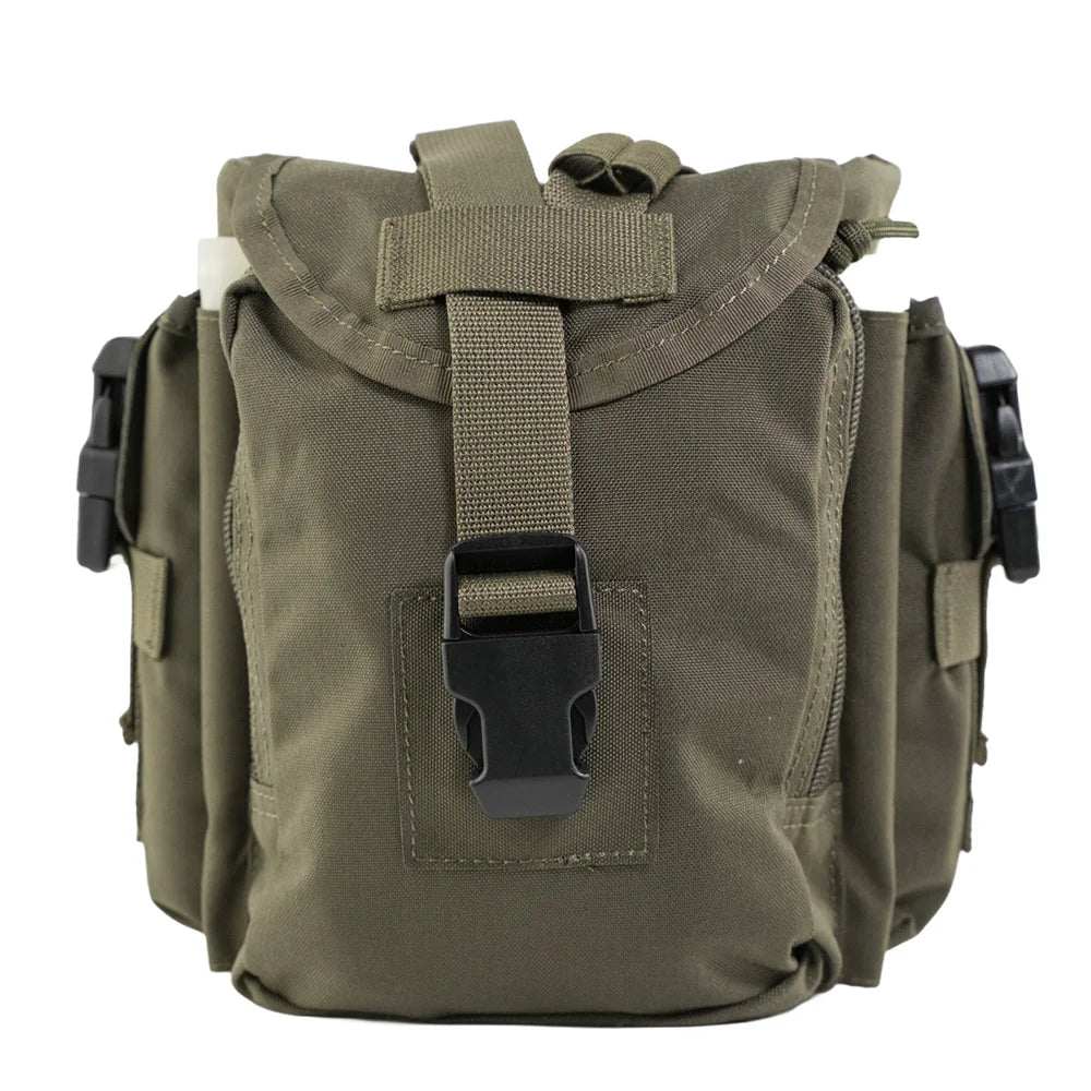 MOLLE Water Bottle Pouch — Tactical Nylon Belt Carrier — product image 8
