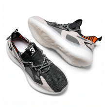 Air-Mesh Running Shoes — Lightweight Knit Trainers on a pure white background