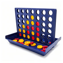Four-in-a-Row Strategy Game — CE-Certified Family Set on a pure white background