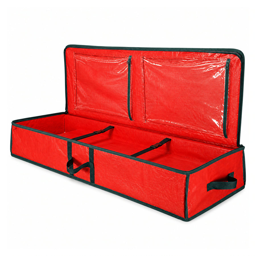 Gift Wrap Storage Bag — 40" Oxford Organiser with Handles on a pure white background