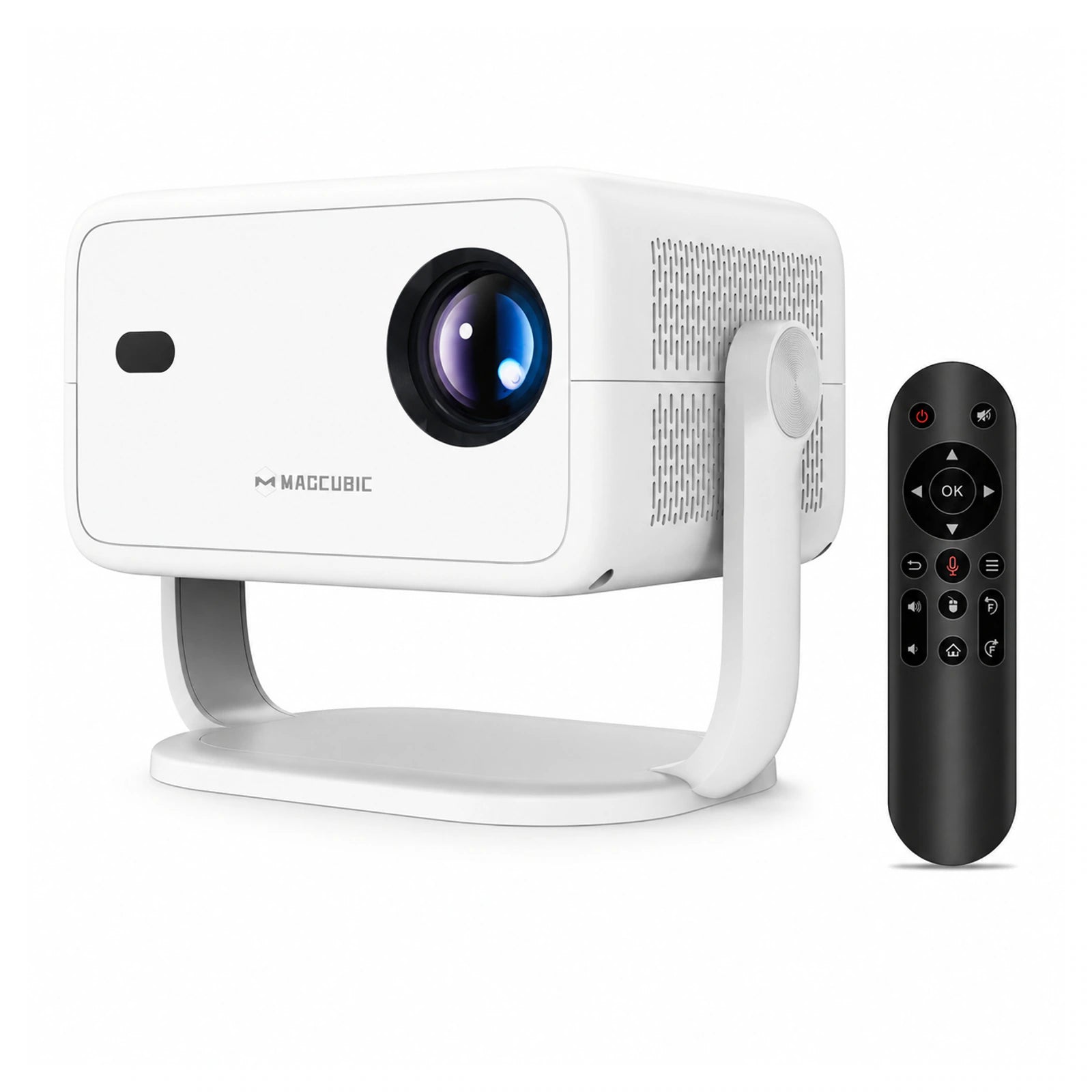 L018 360° Smart Projector — Native 1080p, 650 ANSI, Auto Focus on a pure white background
