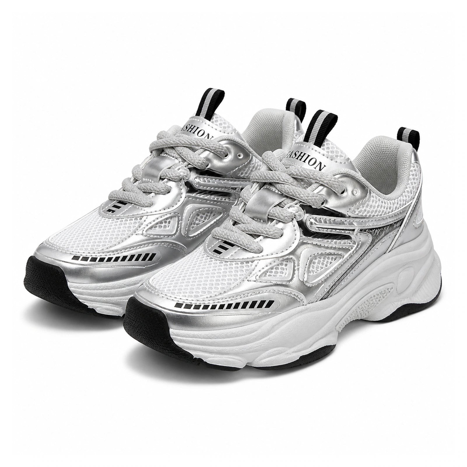 Platform Sneakers for Women — Non-Slip Chunky Sole on a pure white background