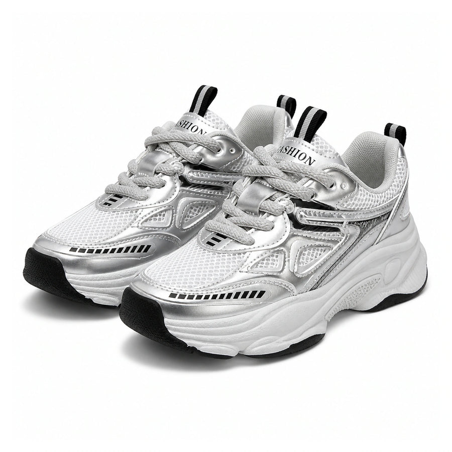 Platform Sneakers for Women — Non-Slip Chunky Sole on a pure white background