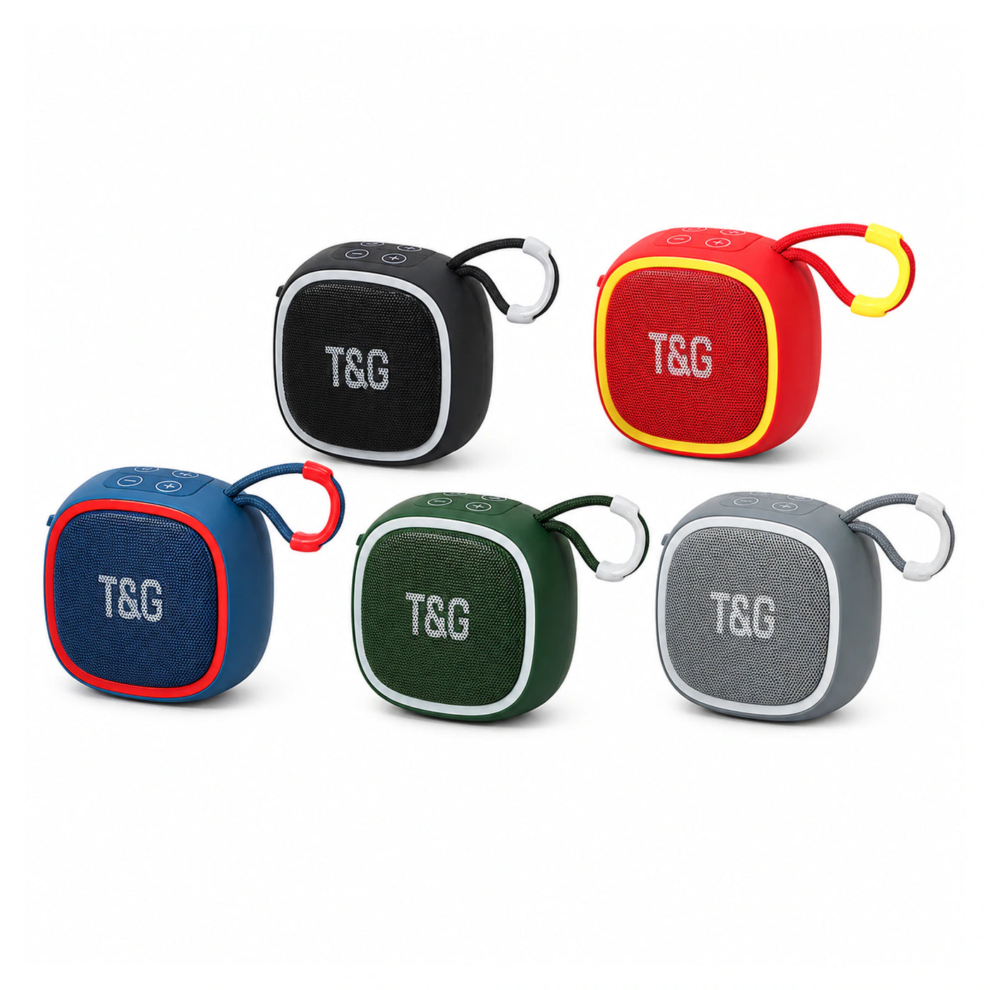TG659 Portable Bluetooth 5.3 Speaker — TWS, FM & microSD on a pure white background