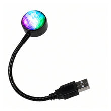 USB Star Projector Light — Flexible Car & Room Ambience on a pure white background